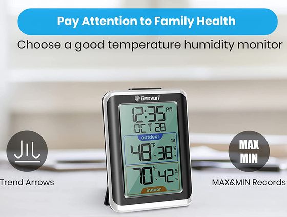 Thermometer And Wireless Humidity Reader
