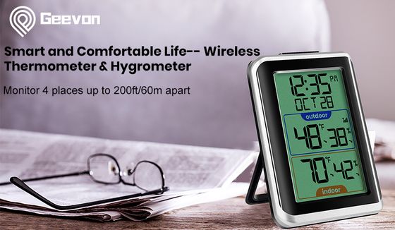 Big Digit Sensor Thermometer And Wireless Hygrometer