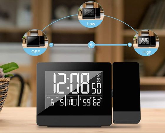New Indoor USB Projection Alarm Clock