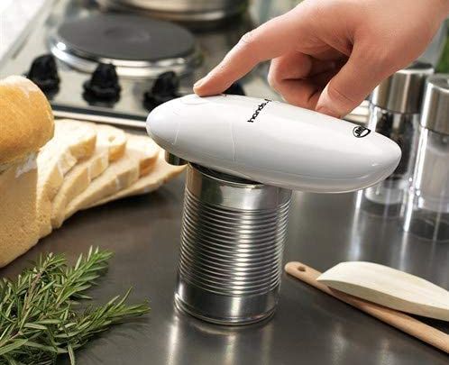 Hands-Free Easy Can Opener In All White