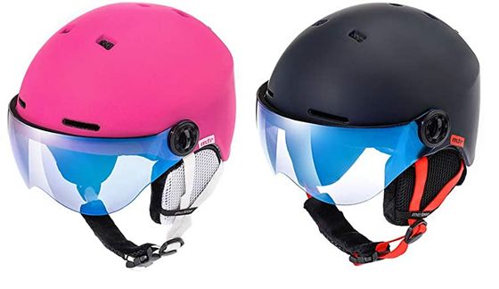 Light Ski Helmet For Men Women In Black