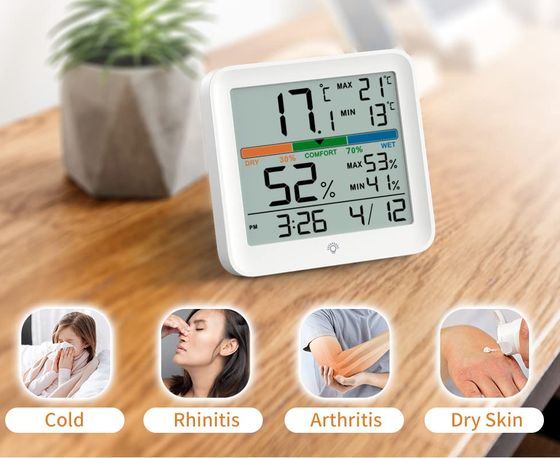 Touch LCD Digital Indoor Thermometer
