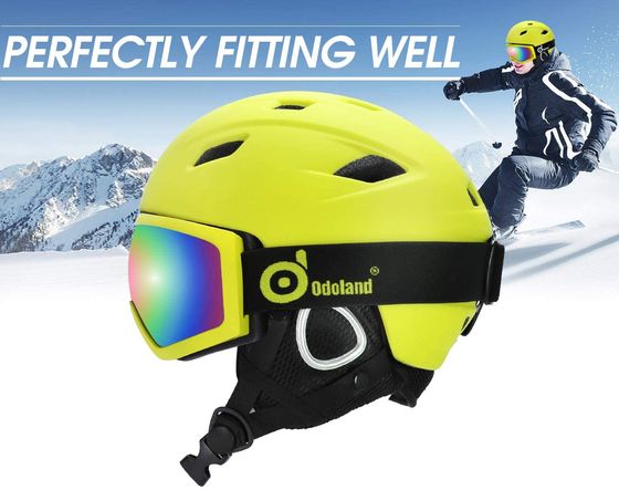 Snow Ski Helmet With Goggles