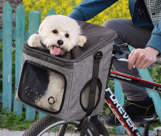 Versatile Dog Bike Basket Pet Carrier