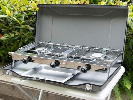 Camping Double Burner Gas Stove