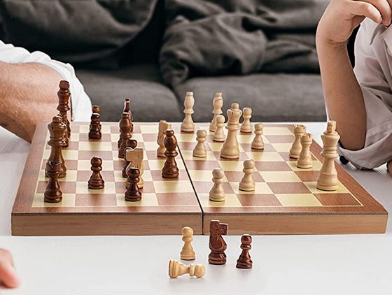 Magnetic Wooden Chess Set Game