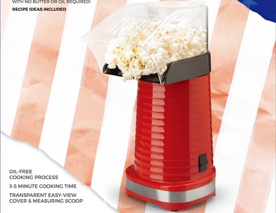 Red Home Gourmet Popcorn Machine