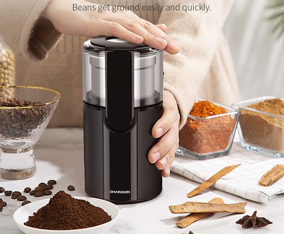 Black Home Electric Coffee Grinder Mill
