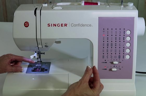 Compact Sewing Machine With Dial