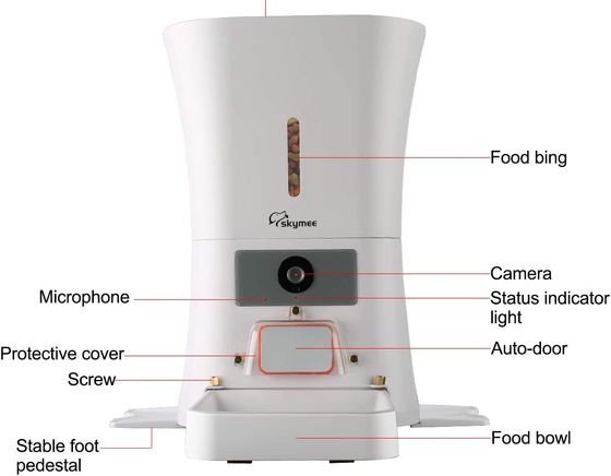 Smart Food Dispenser For Cats With Cam