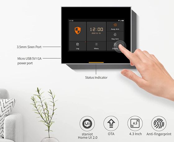 Home Security System WiFi SecPanel