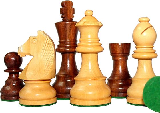New 18 cm Handmade Wooden Chess Set