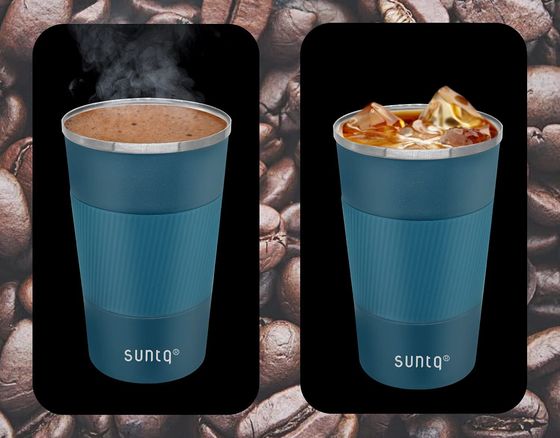 Blue Reusable Coffee Cup Travel Mug