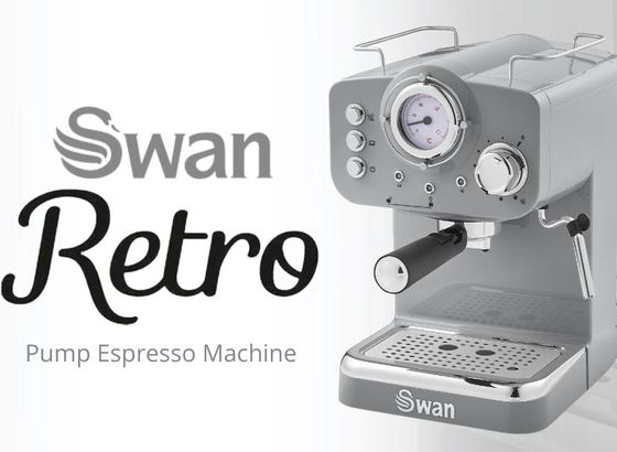 Pump Espresso Machine In Retro Style