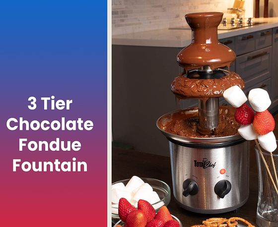 3 Tier Large Chocolate Fountain