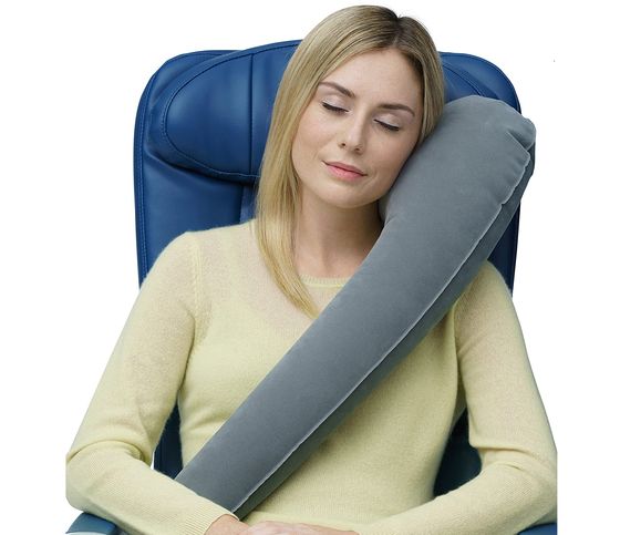Plane Neck Pillow Worn Accross Body