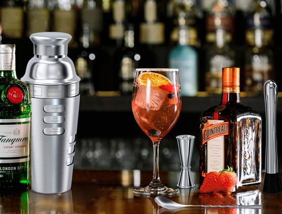 Premium Cocktail Shaker Kit With Jigger