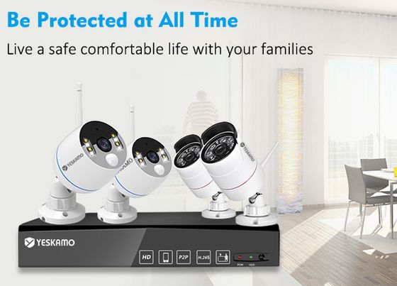 Wireless Domestic CCTV Showing PC