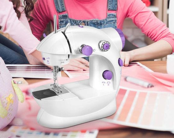 Mini Sewing Machine In White