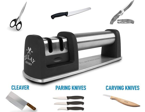 Premium Knife Sharpener Ceramic and Tungsten