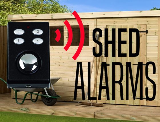 Dual Functionality Shed Security Alarm On Door