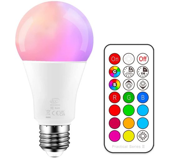 RGBW LED Bulb With Colour Altering Glow