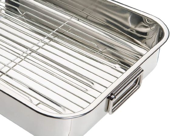 Stainless Steel Roasting Tin With Rack