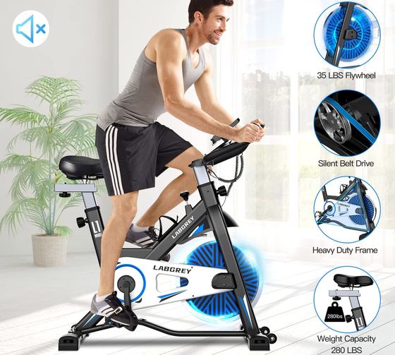 Cardio Workout Stationary Cycle With Sensor