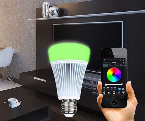 Dimmable Remote Control Bulb In Red, Green And Blue