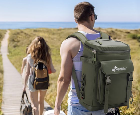Green Large Cooler Waterproof Picnic Backpack