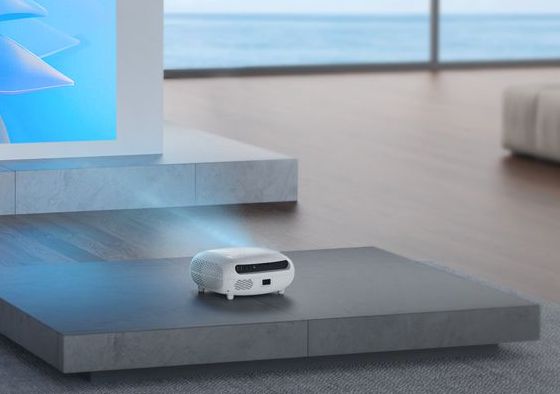 WiFi 4K Home Projector With White Exterior