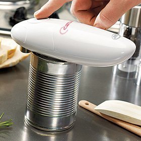 Hands-Free Easy Can Opener In All White