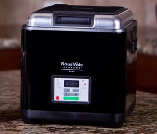 SousVide Oven Equipment In Black With Chrome Top