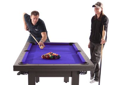 Pool Table Dining Table In Black Ash