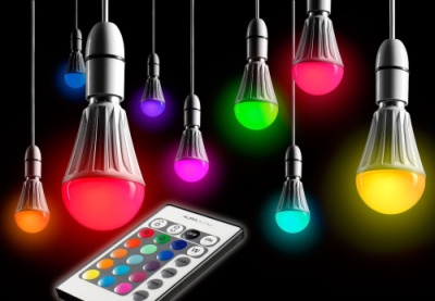 10W LED Colour Changing Bulbs In Several Colours