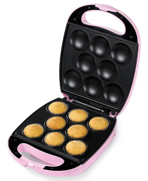 Non-Stick Cupcake Maker In Bright Pink