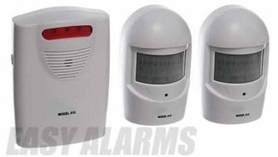 Wireless Intruder Alarm System For Driveway In Dome Shape