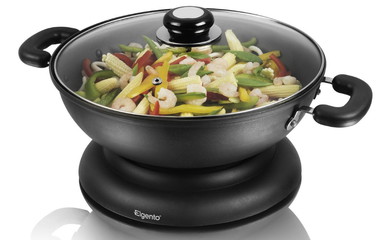 Electric Wok With Lid