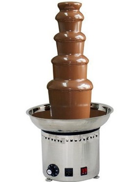 5 Tier 300W Chocolate Fountain With Steel Base