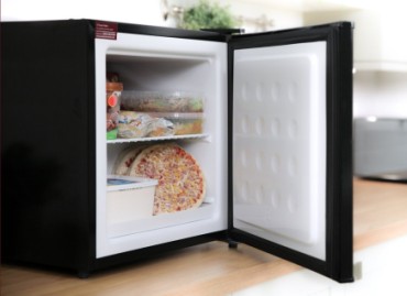 Table Top Freezer In Black Finish