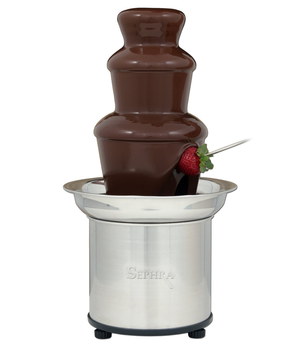 Quiet Chocolate Fountain With Steel Finish
