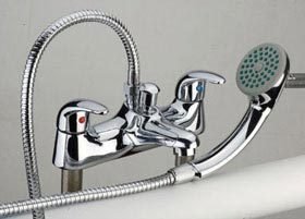 Thermostatic Deck Bath Shower Mixer Tap On Surface