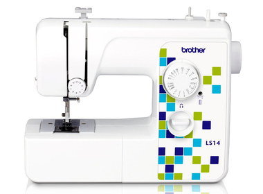 First Sewing Machine With Blue Pattern