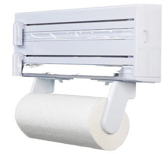Foil Paper Dispenser In White Ready For Use