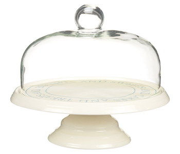 Rounded 12 Inch Cake Stand With Cream Plate