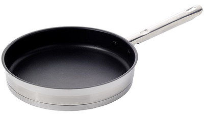 Encapsulated Pancake Pan For Induction Hob With Black Base