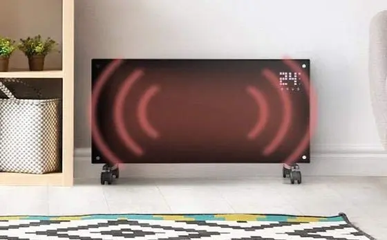 Smart ElectriQ Black Glass Heater