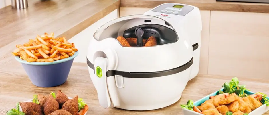 White Digital Air-Fryer On Table