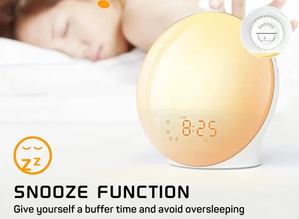 Foryond Clock Wake-Up Light Orange