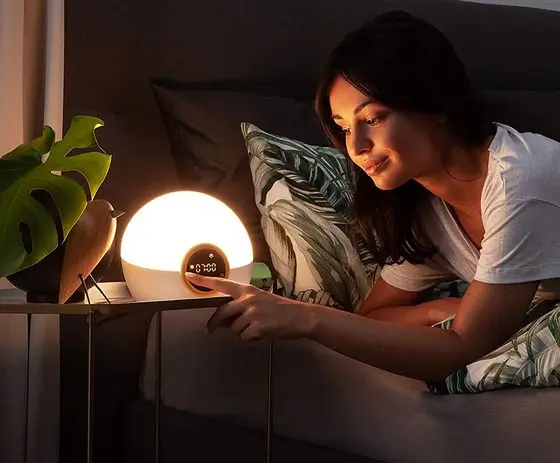 Lumie BodyClock Rise Wake-Up Light Settings